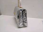 Chanel Coco Handle Silver Gold Lambskin 23cm - 6