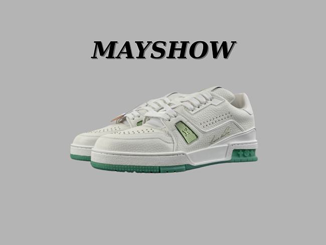 Louis Vuitton LV Trainer Green - 1