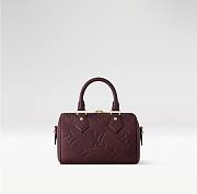 Louis Vuitton Speedy Grenat Red size 20.5x13.5x12cm - free LV necklace - 3