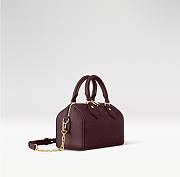 Louis Vuitton Speedy Grenat Red size 20.5x13.5x12cm - free LV necklace - 5