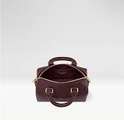 Louis Vuitton Speedy Grenat Red size 20.5x13.5x12cm - free LV necklace - 4