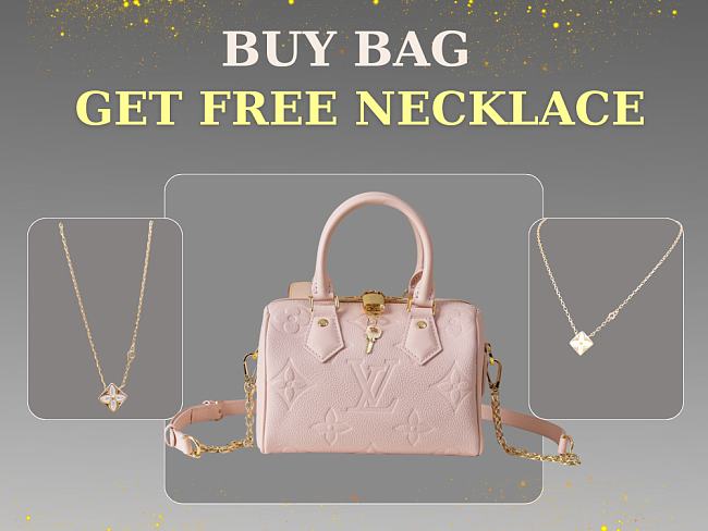 Louis Vuitton Nano Speedy  Monogram Empreinte Snowy Pearl size 20.5x13.5x12cm - free LV necklace - 1