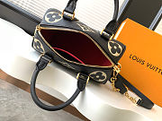 Louis Vuitton Speedy Bandouliere Monogram Empreinte Black Beige size 20.5x13.5x12cm - free LV necklace - 3