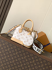 Louis Vuitton Nano Alma bag in Monogram canvas size 15x19.5x10cm - free LV necklace - 3