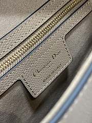 Dior Saddle Bag with Strap in warm taupe grained calfskin leather size 24×6×18cm - 2