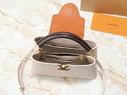 Louis Vuitton Capucines MM Galet / Tan / Chocolate size 31.05x20x11cm - 5