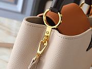 Louis Vuitton Capucines MM Galet / Tan / Chocolate size 31.05x20x11cm - 2