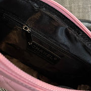 Chanel Cambon Pochette Quilted Leather Pink size 21x13x3cm - 5
