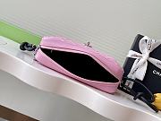 Chanel Calfskin Quilted Cambon Camera Bag Pink size 16x26x5cm - 5