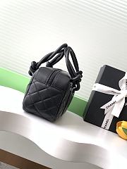 Chanel Black Cambon Ligne Shoulder Bag White size 12x21x9cm - 5