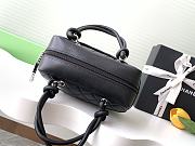 Chanel Black Cambon Ligne Shoulder Bag White size 12x21x9cm - 4