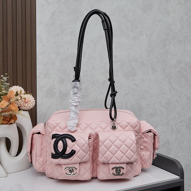 Chanel Ligne Cambon Reporter Pink size 30x20x12cm - 1