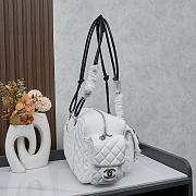 Chanel Ligne Cambon Reporter White size 30x20x12cm - 6