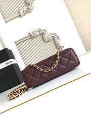 Chanel Nano Kelly Brown Size 13x19x7cm - 5