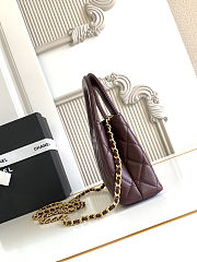 Chanel Nano Kelly Brown Size 13x19x7cm - 3