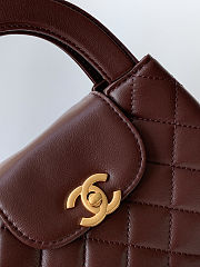 Chanel Nano Kelly Brown Size 13x19x7cm - 2