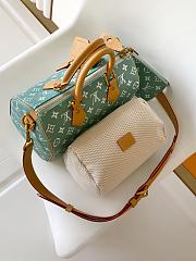 Louis Vuitton Speedy bandoulière 25 Green size 25x15x15cm - 3