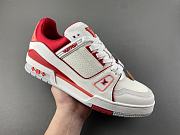 Louis Vuitton LV Trainer Red  - 2