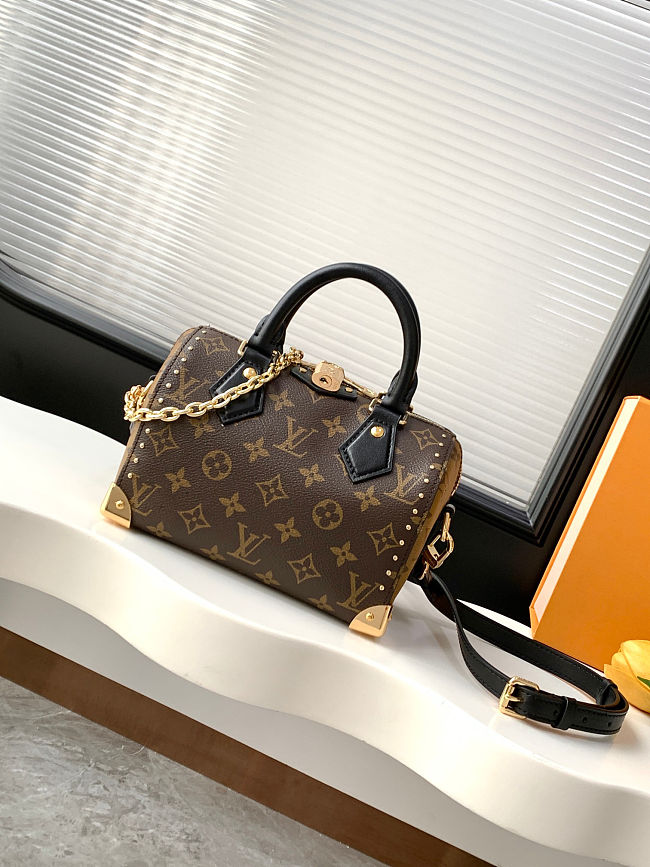 Louis Vuitton Speedy Trunk Monogram size 20.5×16×11cm - 1