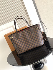 Louis Vuitton Neverfull Damier Ebene PM Brown size 29x21x12cm - 6