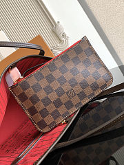 Louis Vuitton Neverfull Damier Ebene PM Brown size 29x21x12cm - 4