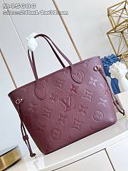 Louis Vuitton Neverfull MM Grenat size 31x28x14cm - 1