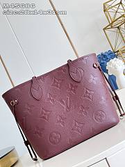 Louis Vuitton Neverfull MM Grenat size 31x28x14cm - 2