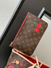 LV x TM Neverfull MM Monogram cherry size 31x28x14cm - 3