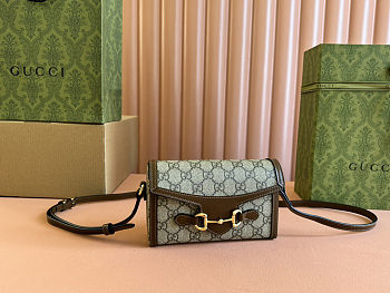  Gucci Horsebit 1955 Mini Bag size 18x12x5cm