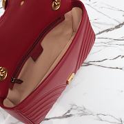 GG Marmont Rosso Ancora red leather size 26x15x7cm - 3