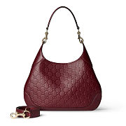 Gucci B Medium Shoulder Bag Rosso Ancora size 42x36x2cm - 1