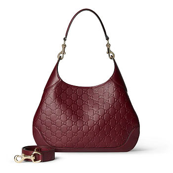 Gucci B Medium Shoulder Bag Rosso Ancora size 42x36x2cm