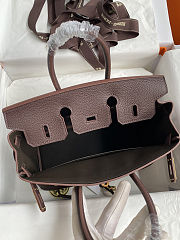 Hermes Birkin 25 Bag Brown Gold Togo 25cm - 3