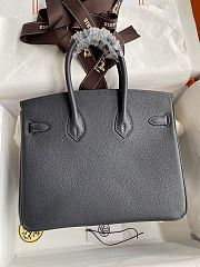 Hermes Birkin 25 Bag black Gold Togo 25cm - 3