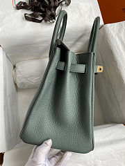 Hermes Birkin 25 Bag green Gold Togo 25cm - 4