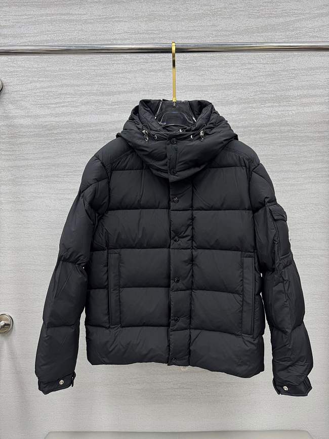 Moncler Maya Short Down Jacket – Black (Detachable Hood) - 1