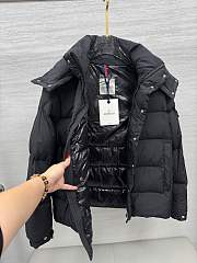 Moncler Maya Short Down Jacket – Black (Detachable Hood) - 3