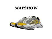 Balenciaga Monday Sneaker Worn-Out - White Grey Yellow (2025) 825418WDWTS1971 - 1