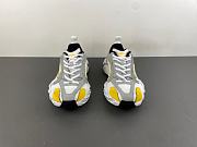 Balenciaga Monday Sneaker Worn-Out - White Grey Yellow (2025) 825418WDWTS1971 - 2