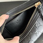 Gucci Emblem Black GG leather size 24x16.5x5.5cm - 3