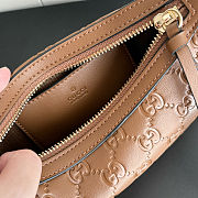 Gucci Emblem Brown GG leather size 24x16.5x5.5cm - 2