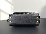 Chanel Coco Bolsa Handle Caviar Preta Bag Black size 14×24×10cm - 5