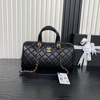 Chanel 25A Bowling Black size 17×31×13cm