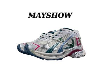 Balenciaga Runner White Dark Green (2024) 772774W3RMU9934