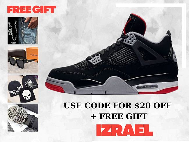 Air Jordan 4 Retro Bred (2019) -  308497-060 - 1