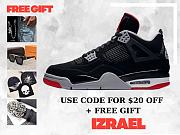 Air Jordan 4 Retro Bred (2019) -  308497-060 - 1