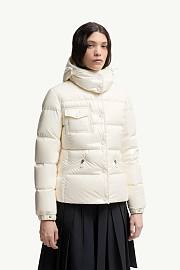 Moncler Glareins Braided Trim Hooded Short Down Jacket - 1