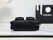 Chanel 25C Shiny Lambskin Shoulder Bag Black size 22x31x15cm - 5