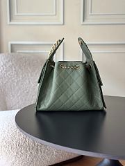 Chanel Small 25 Hobo Bag Khaki Caviar Antique Gold Hardware size 30x26x14cm - 5