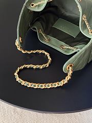 Chanel Small 25 Hobo Bag Khaki Caviar Antique Gold Hardware size 30x26x14cm - 3